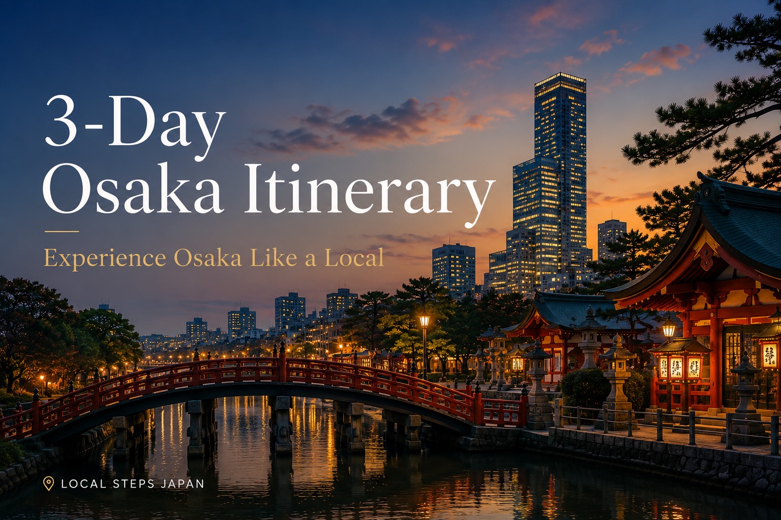 3 Days in Osaka Like a Local: A 2-Night Itinerary Beyond the Classics